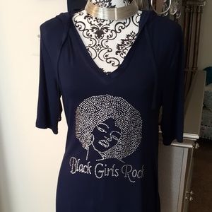 Rhinestone dress or shirts blinged out